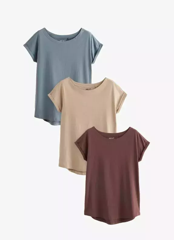 Basic trička 3 ks, Next, 765 Kč