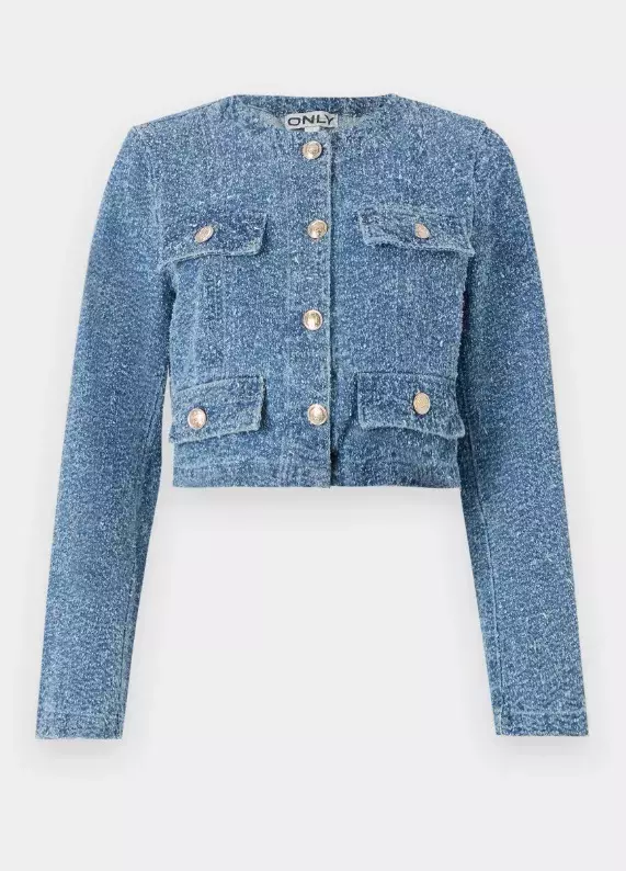 Denimový kabátek do pasu, ONLY, 1 008 Kč