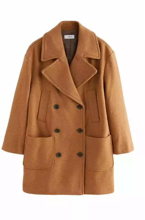 Hnědý kabátek po kolena, Next, 2 005 Kč