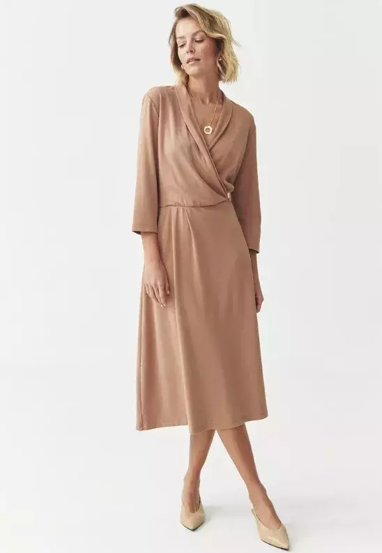 Béžové šaty, TATUUM, 1 229 Kč
