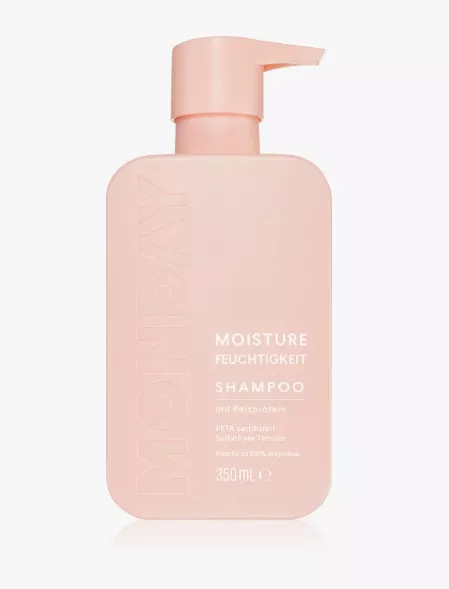 Vyživující šampon pro posílení a lesk vlasů, Monday, 160 Kč