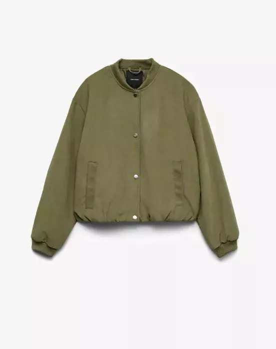 Zelený volnočasový bomber, Vero Moda, 849 Kč