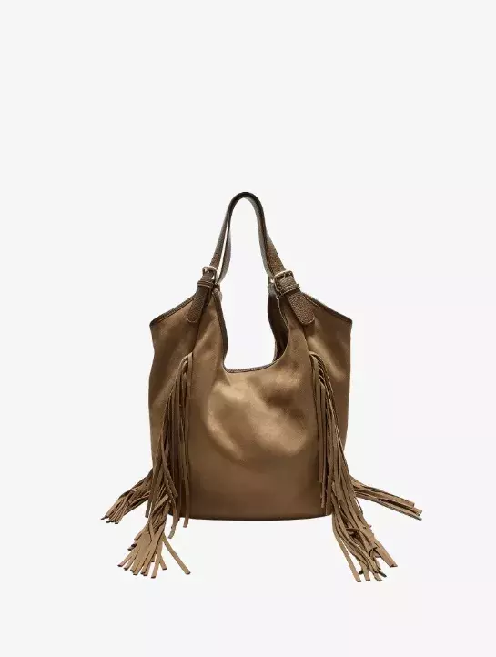 Kabelka s třásněmi, Stradivarius, 999 Kč