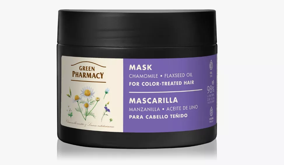 Intenzivní vyživující maska na suché a porézní vlasy, Green Pharmacy, 60 Kč