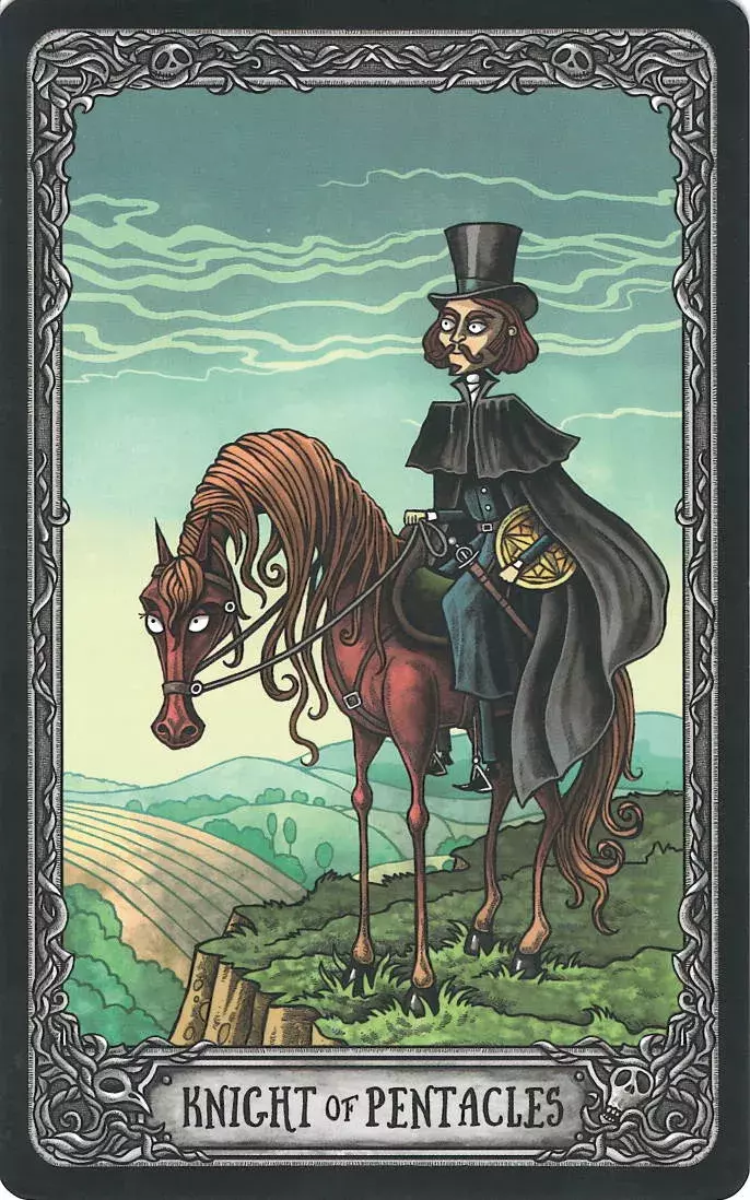 karta Rytíř pentaklů