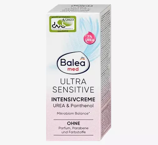 Balea med intenzivní pleťový krém Ultra Sensitive Urea 