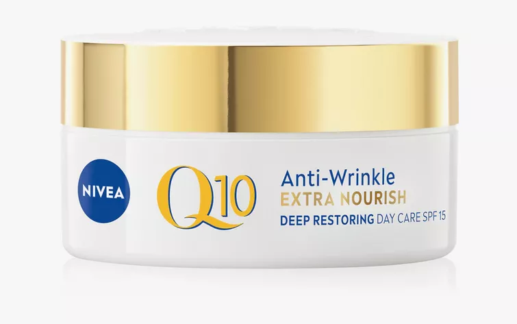 Výživný denní krém proti vráskám Q10