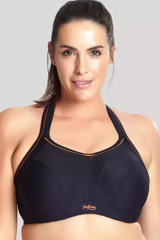 Panache Sport podprsenka nevyztužená s kosticemi černá