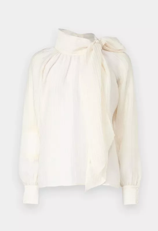 Bílá halenka s výraznou mašlí a límcem, JDY, 960 Kč