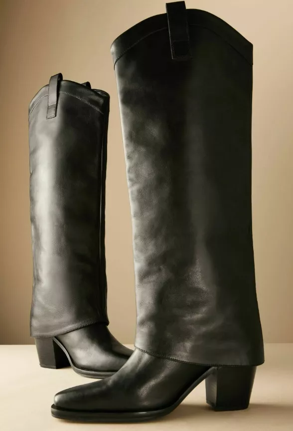 Široké motorkářské kozačky, Next, 2 460 Kč