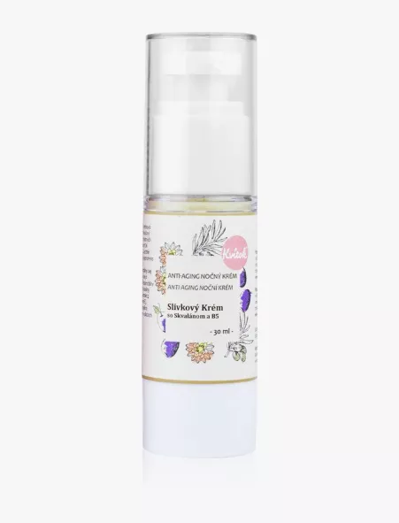 Švestkový krém se skvalenem a vitamínem B5, Kvitok, 461 Kč