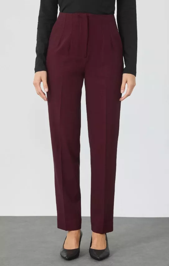 Vínové cigaretové kalhoty, Anna Field, 760 Kč