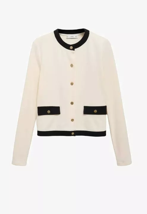 Kardigan ve stylu saka, Mango, 799 Kč