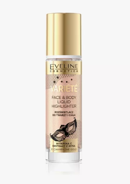 Tekutý rozjasňovač na obličej a tělo, Eveline Cosmetics, 323 Kč