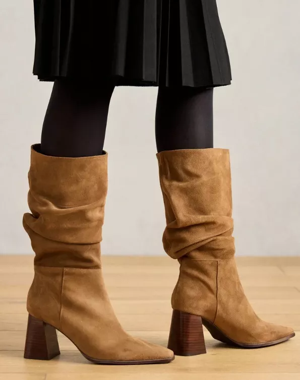 Široké slouchy kozačky, ÁNGEL ALARCÓN, 2 508 Kč