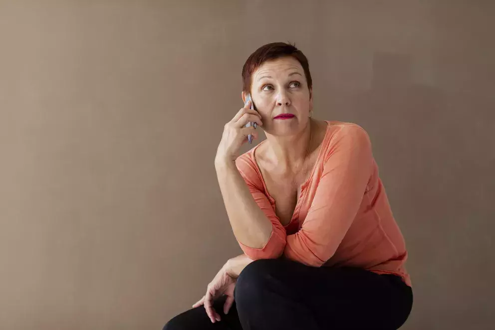 žena, smutek, problém, manželství