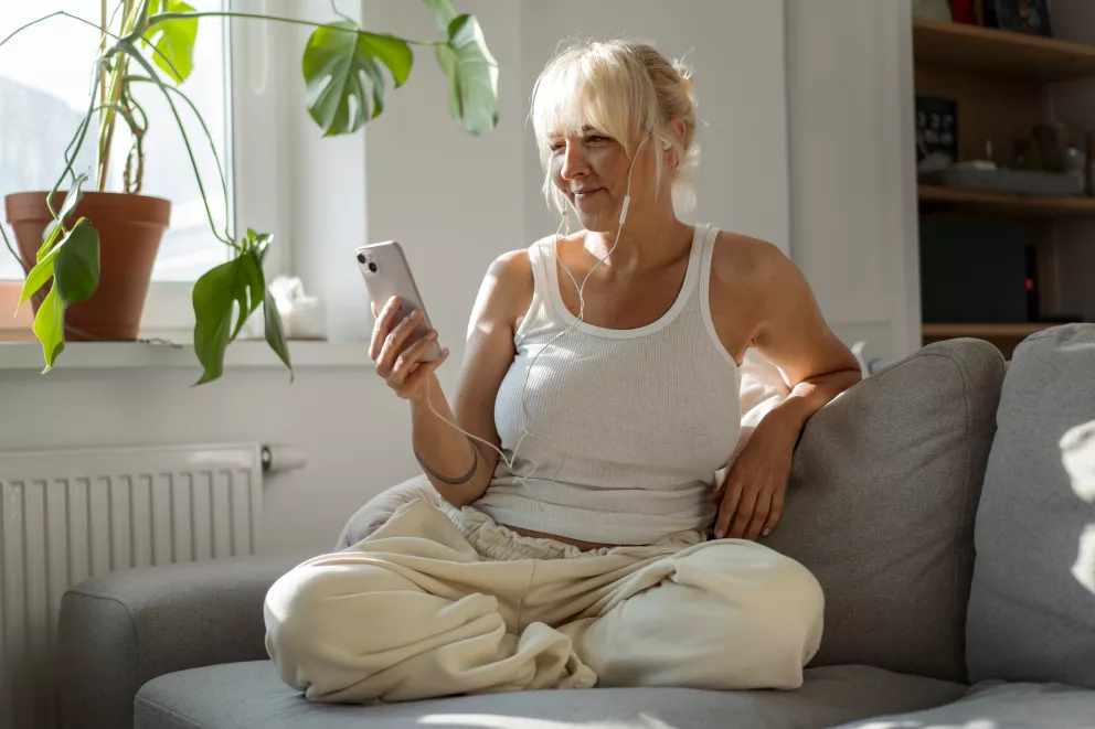 žena, spokojenost, štěstí, zdraví