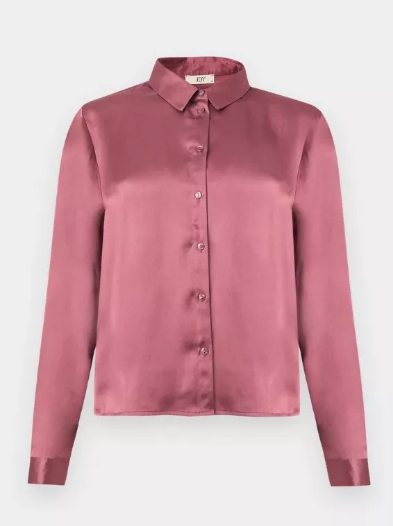 Růžová lesklá halenka, JDY, 384 Kč