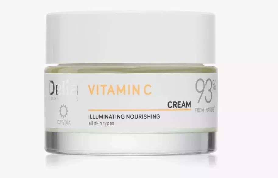 Rozjasňující denní krém s vitaminem C, Delia Cosmetics, 103 Kč