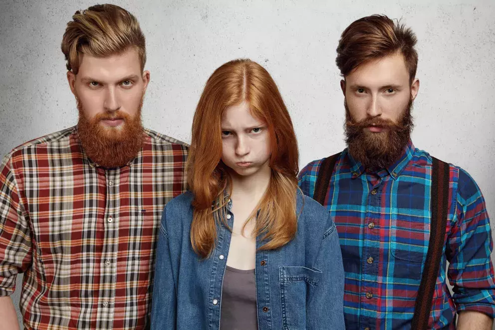 muži, žena, sourozenci, bratři, sestra, problémy