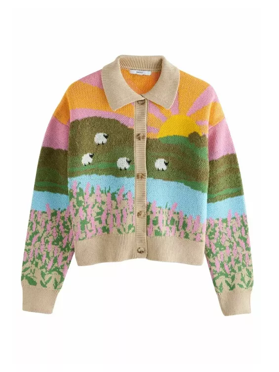 Kardigan se vzorem, Next, 1 745 Kč