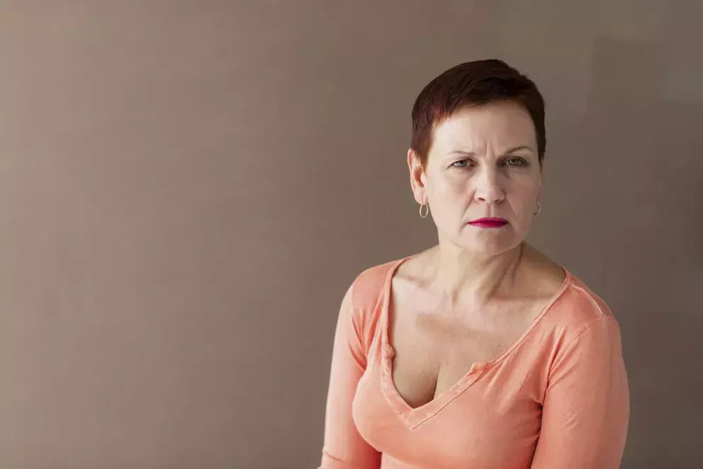 žena, smutek, problém, manželství