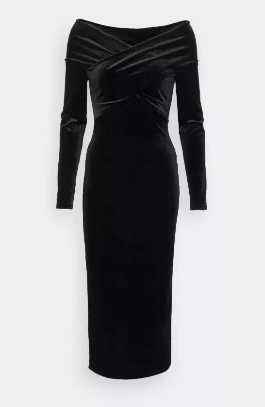 Elegantní sametové šaty, AllSaints, 4 260 Kč