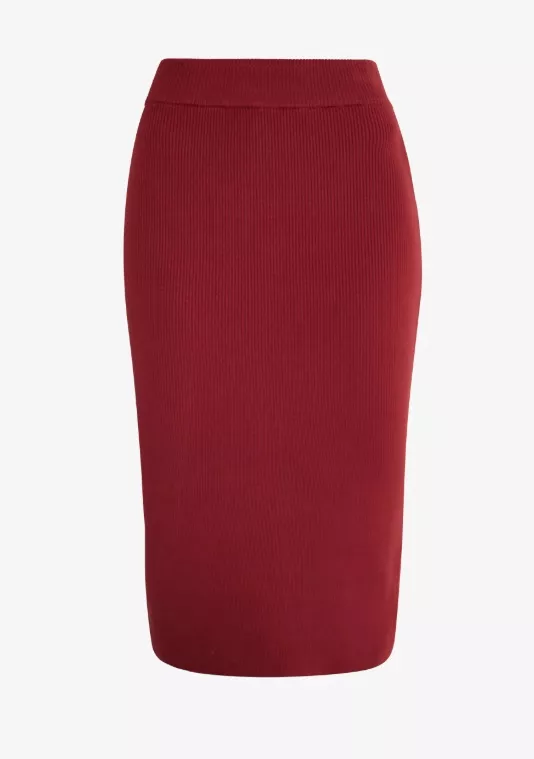 Pouzdrová sukně v brusinkově červené barvě, faina, 1 216 Kč