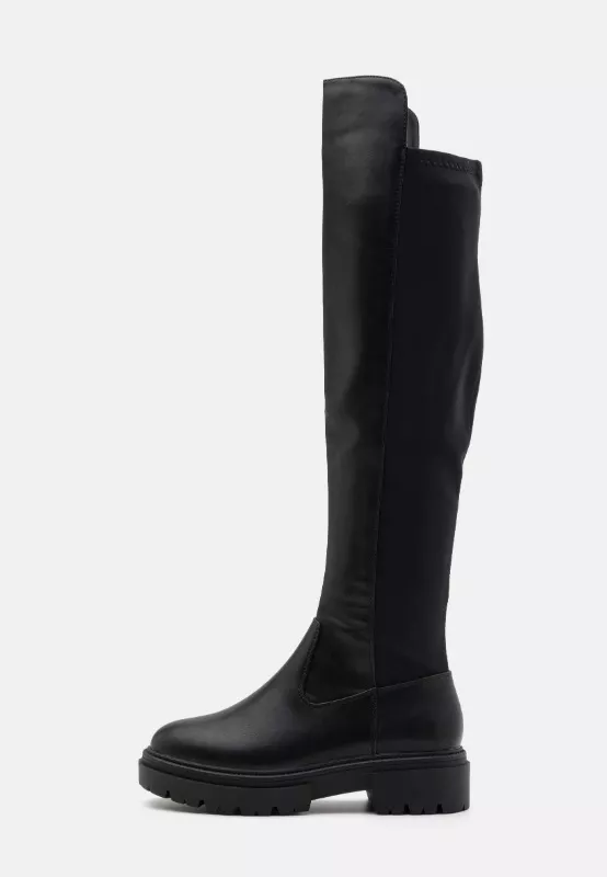 Kozačky nad kolena s pružnou zadní vsadkou, Anna Field, 1 440 Kč