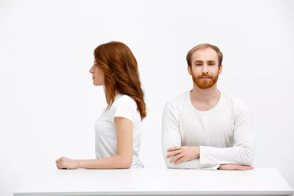 muž, žena, problémy, manželství, hádka