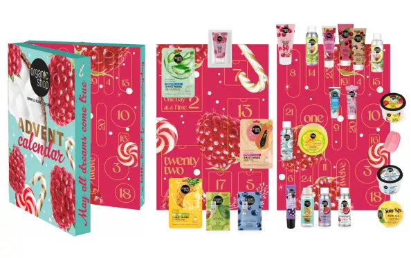 Organic Shop Natural Beauty 24-Day Wellness Advent Calendar