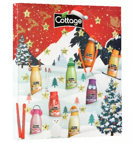 Adventní kalendář francouzské značky COTTAGE