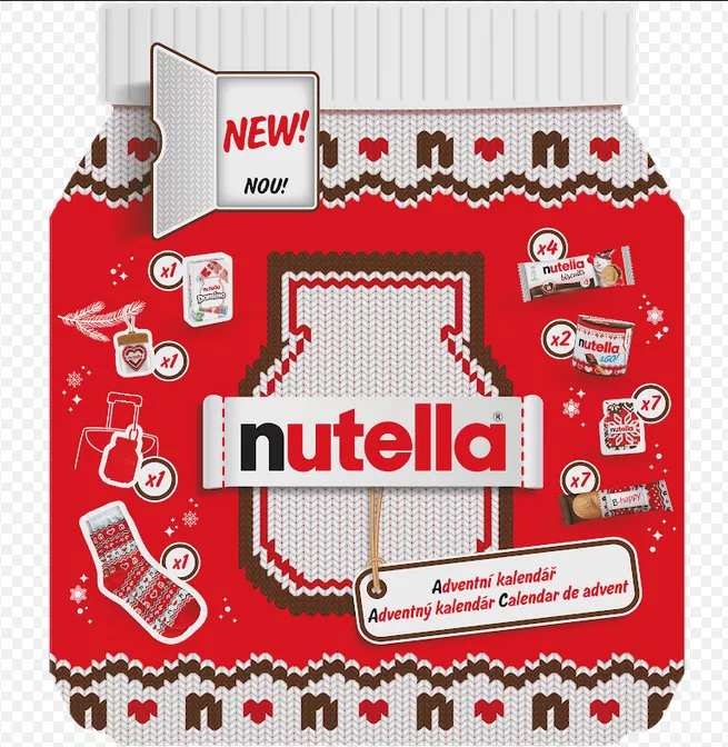 Adventní kalendář Nutella