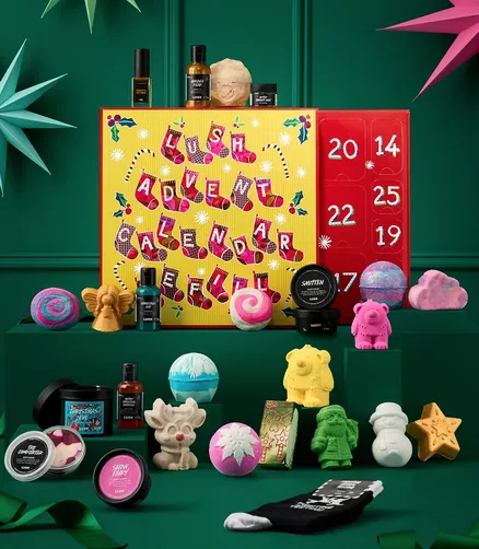 Adventní kalendář Lush