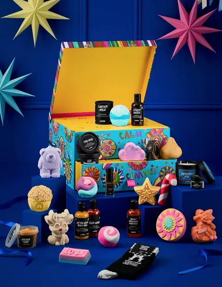 Adventní kalendář Lush Dárek Advent plný divů