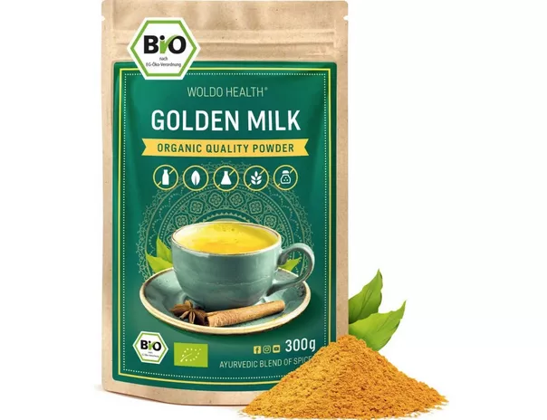 Zlaté kurkumové mléko