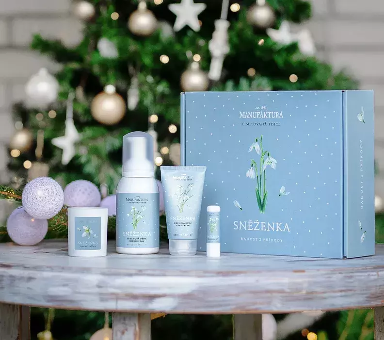 Exkluzivní dárková sada Limitovaná edice SNĚŽENKA