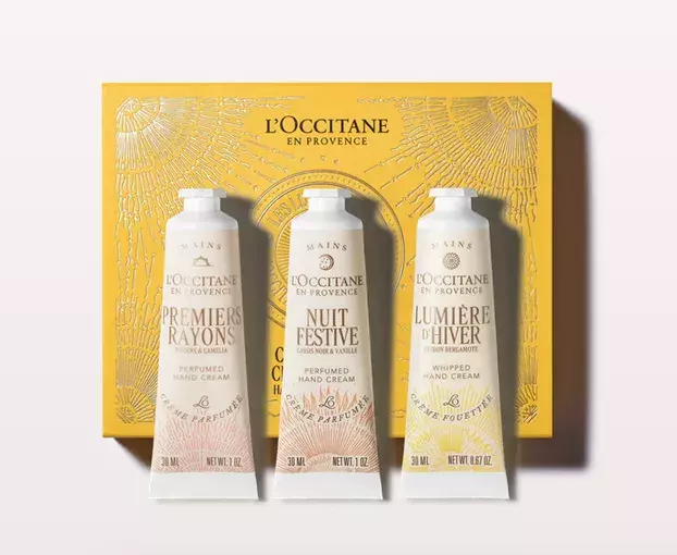 Trio krémů na ruce