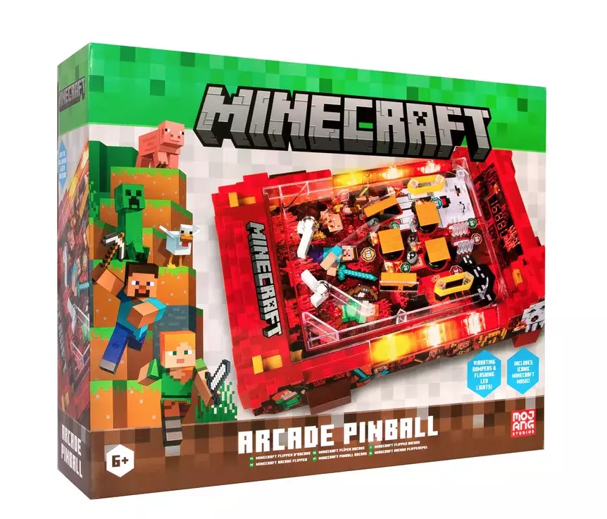 Tematizovaný nether pinball z Minecraft světa 