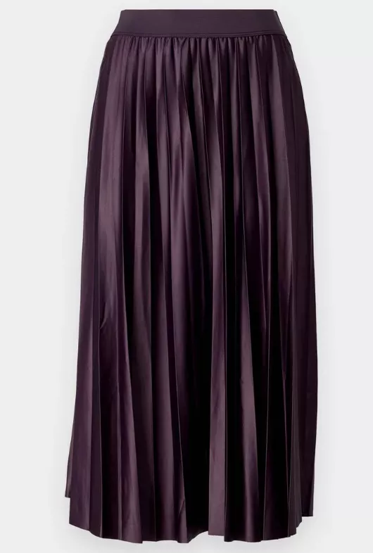 Plisovaná sukně v odstín u burgundy, VILA, 768 Kč
