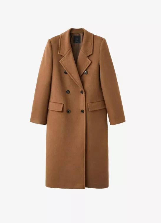 Dlouhý vlněný kabát, Mango, 2 999 Kč