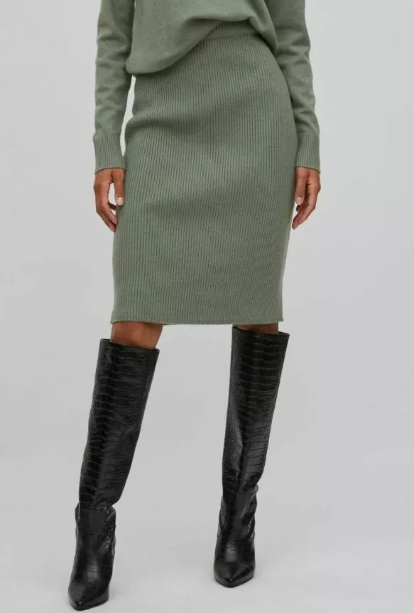 Pouzdrová pletená sukně, VILA, 856 Kč
