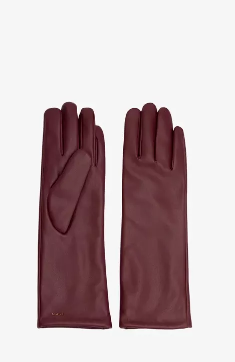 Bordó koženkové rukavice, NALI, 1 025 Kč