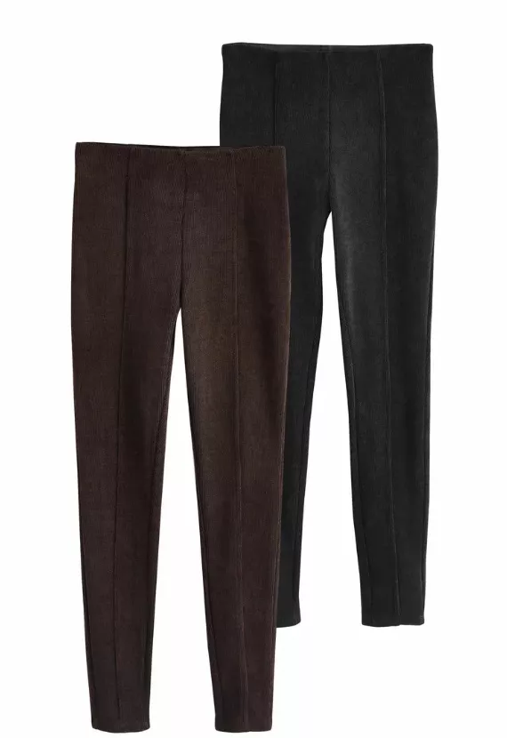 Balení 2 ks semišových legín, Next, 1 385 Kč