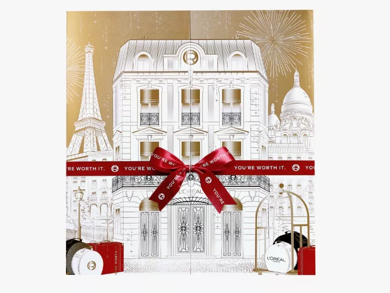 Adventní kalendář s kosmetickými, vlasovými a make-up produkty, L’Oréal Paris, 2 569 Kč