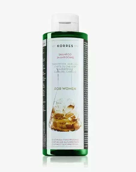 Šampon proti řídnutí a padání vlasů pro ženy, Korres, 239 Kč