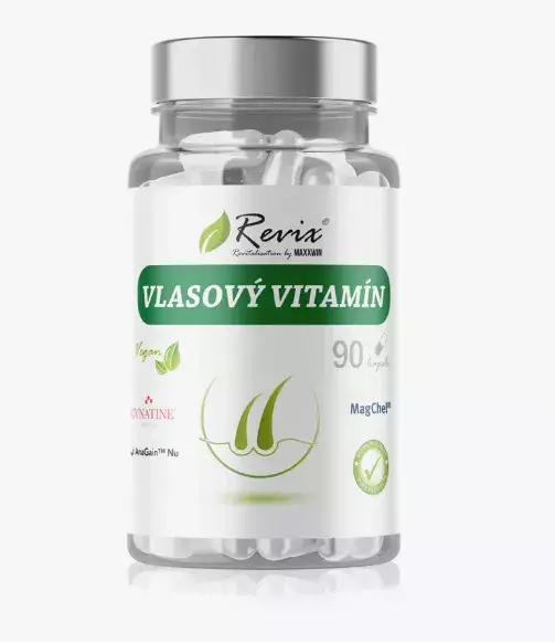 Kapsle pro růst vlasů a posílení od kořínků, Revix, 420 Kč