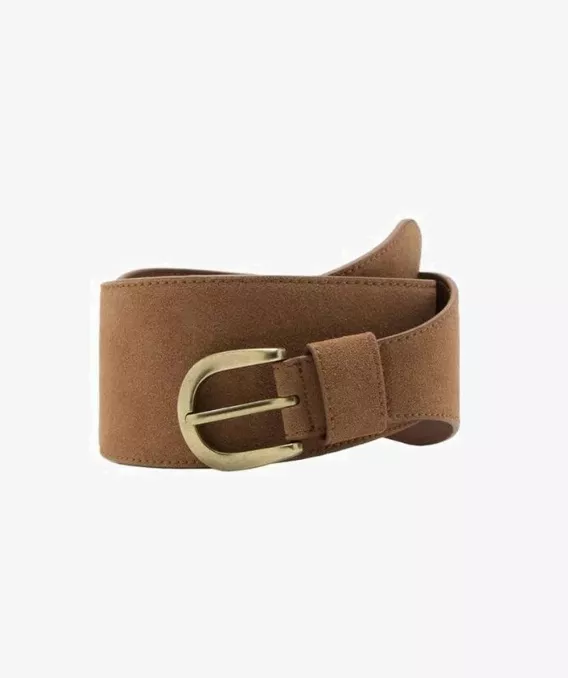 Široký semišový opasek, Mango, 899 Kč