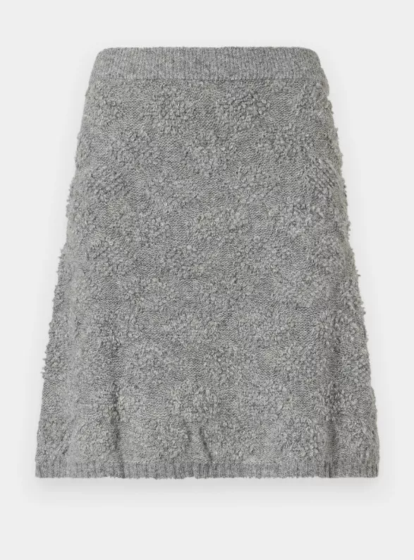 Krátká vlněná sukně s originální strukturou, VILA, 720 Kč