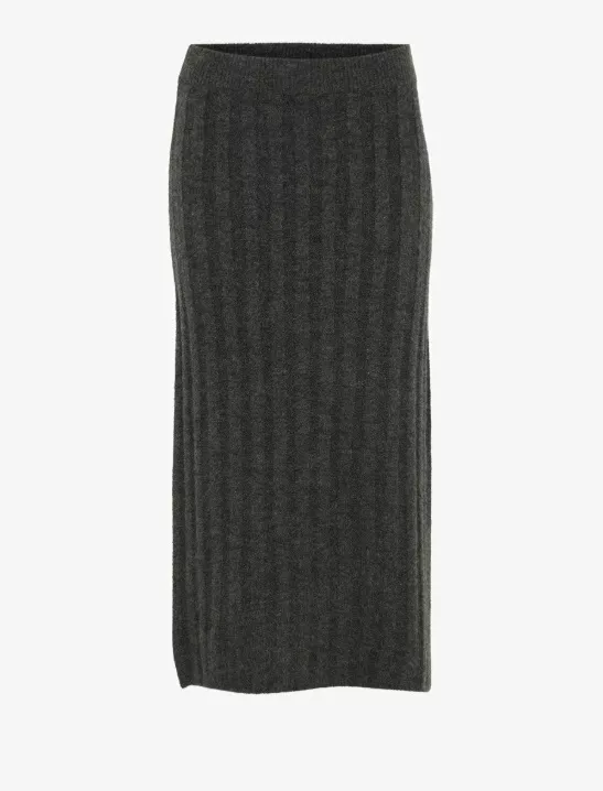 Dlouhá sukně s žebrovaným vzorem, b.young, 1 099 Kč